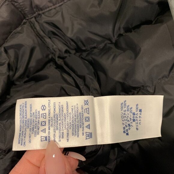 NWT Lands' End Men's Down Puffer Winter Jacket Size XXL 600 Black - Picture 11 of 13